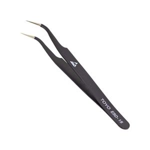 Pinza Antiestática Punta Curva ESD-15 Toyo