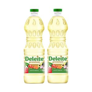 Pack Aceite Vegetal DELEITE Botella 900ml x 2un