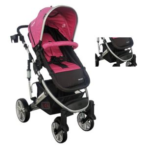 Coche Moises Deportivo Baby Kits Spring Fucsia