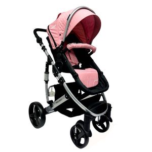 Coche Moises Deportivo Baby Kits Spring Plus Rosado