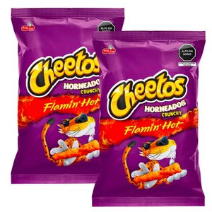 Pack Piqueos CHEETOS Flamin Hot Bolsa 120g x 2un