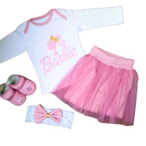 Ropa de Bebe Niña Barbie Recién Nacida Rosa