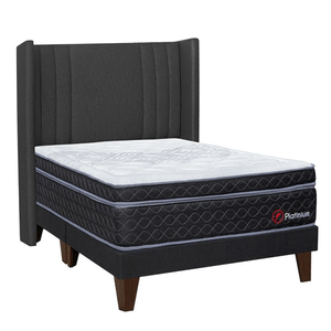 Dormitorio Europeo Platinium King Cabecera De Luxe Gris