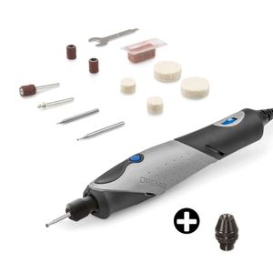 COMBO Dremel Stylo y 11 accesorios + Mandril cambio rápido Dremel