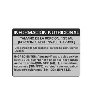 Universe Nutrition X-B Pack 60 Unid Blueberry