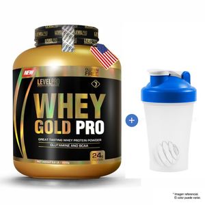 Level Pro Proteína Whey Gold Pro 6.6lbs Rich Vainilla