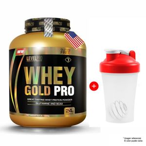 Level Pro Proteína Whey Gold Pro 6.6lbs Rich Chocolate
