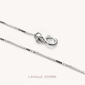 Collar de Oro 18k Laminado y Plata Corazón Lavalle Joyería