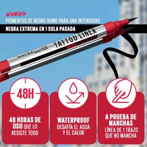 Delineador Líquido de Ojos Maybelline de 48 horas Pencil