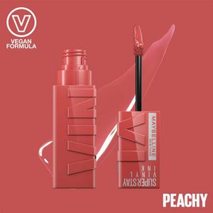Labial Líquido Maybelline SuperStay Vinyl Ink 4.2ml Tono Peachy