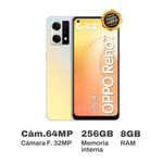 ContiMarket. Celular OPPO RENO7 256GB Dorado