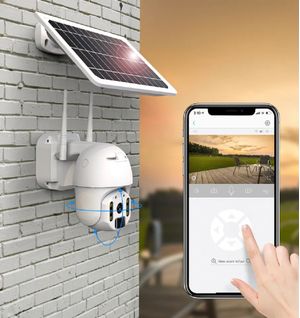Cámara Exterior 4G con Panel Solar Para integrar CHIP Mod:ZC-YT01