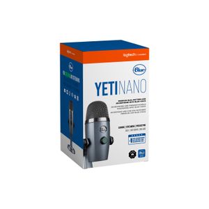 Microsotf Blue Yeti Nano Usb Streaming Cardiod/Ommi Grey