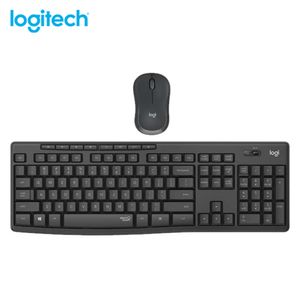 Teclado Logitech + Mouse Mk295 Wireless Usb Black