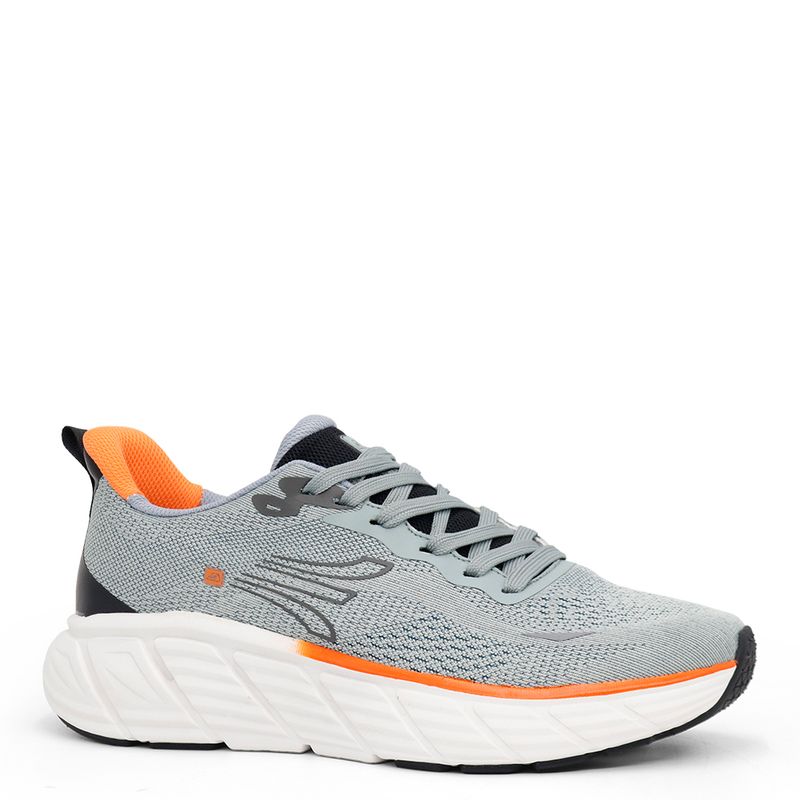 Zapatillas Running Hombre APOLO AH23 06 Plomo Talla 42 Real Plaza