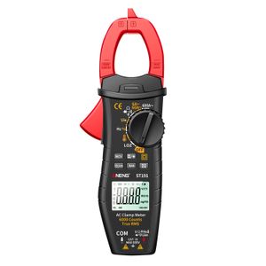Pinza Amperimétrica Ac Aneng St191 Lcd Negra Y Roja Sin Batería