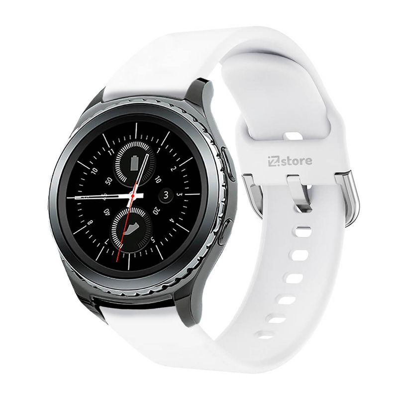 Correa Compatible Con Samsung Gear S2 Classic Blanco Evilla 20mm Real Plaza