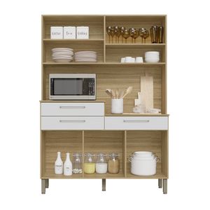 Mueble Alacena de Cocina Orion 138.5cm MDP Blanco Orange