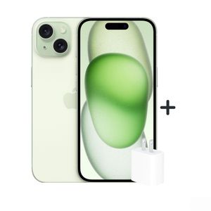 Iphone 15 128GB (CHIP FISICO) + Dado 20W - VERDE