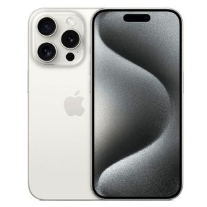 iPhone 15 Pro Max eSIM 256GB - White Titanium + Wallet OEM de Regalo