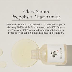 Glow Serum Propolis + Niacinamida Beauty Of Joseon para Piel Acné Grasa 30ml