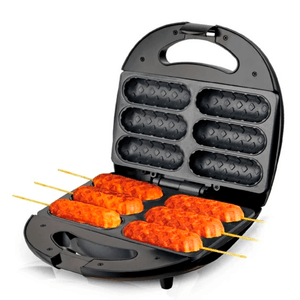 Maquina Parrila Para Yoguis Hot Dogs y Chorizo Electrica Antiadherente