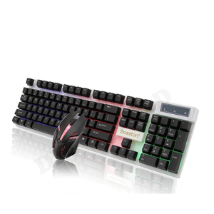 Combo Teclado y Mouse Gamer Con Iluminación Led RGB USB