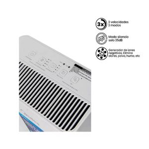 Purificador De Aire Midea Filtro Hepa Silencioso 50 W