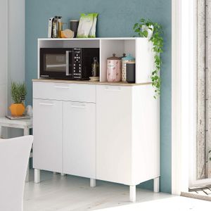 Mueble para Microondas Mabel TU MESITA color Blanco