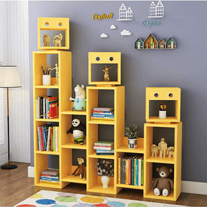 Librero Infantil Eldoris Amarillo DIBA Muebles