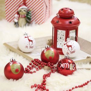 Bolas de Navidad Reno 6cm x 9 Und