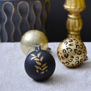 Bolas de Navidad Animal Print 6cm x 9 Und