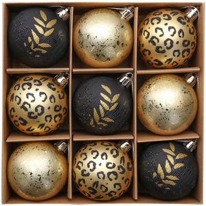 Bolas de Navidad Animal Print 6cm x 9 Und