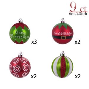 Bolas de Navidad Duende 6cm x 9 Und