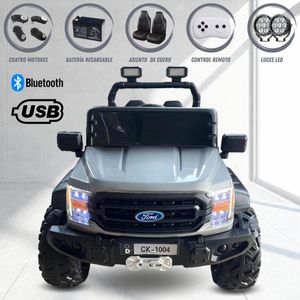 Carro a Batería 4 x 4 Ford Raptor Todo Terreno Gris