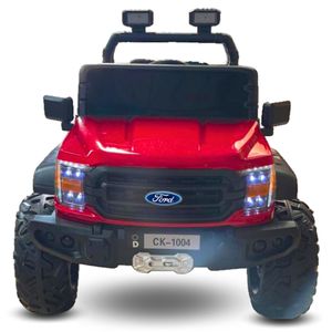Carro a Batería 4 x 4 Ford Raptor Todo Terreno Rojo