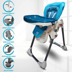 Silla de Comer Graduable Bambino Lunch Buddy Azul