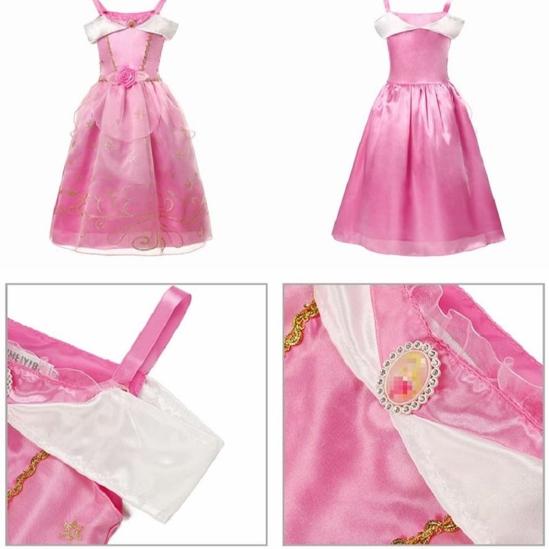 Disguise Belle Classic Costume For Girls - Beauty And The Beast Fancy Dress (Size M 7-8 Years)