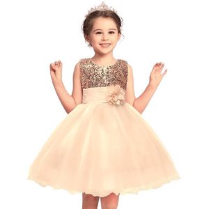 Vestido Niña Dorado Genieka Little Girl Golden
