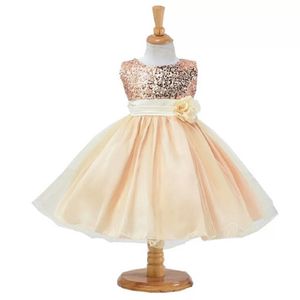 Vestido Niña Dorado Genieka Little Girl Golden