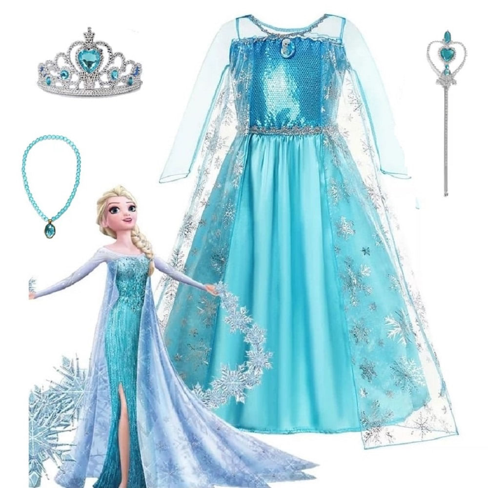 Disfraz Frozen Disfraz Vestido Niu00f1a Frozen Cumpleau00f1os