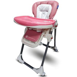 Silla de Comer Graduable Bambino Lunch Buddy Rosado
