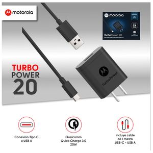 Cargador de Pared Motorola TurboPower 20 USB Type-C 3X