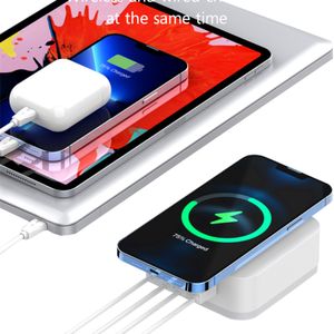 Cargador de Escritorio de 32W Carga Rápida AW004 Inalámbrica y 4 USB