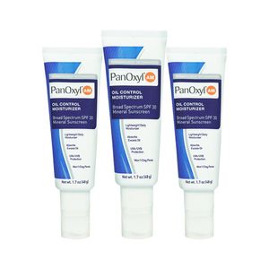 Crema Hidrante Oil Control Acne SPF30 48 Gr Panoxyl AM 3 Unidades