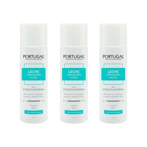 Leche Limpiadora Facial Portugal 210 Gramos 3 Unidades