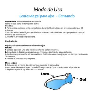 Lentes de Gel para Ojos Cansancio 3 Unidades