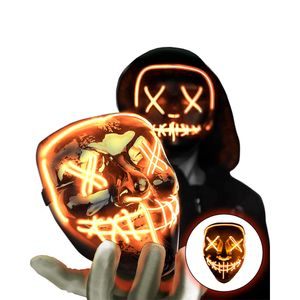Mascara Anaranjado Halloween La Purga Love Halloween disfraz