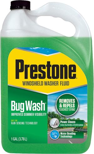 Limpia parabrisas Bug Wash Prestone concentrado verde 1 gln