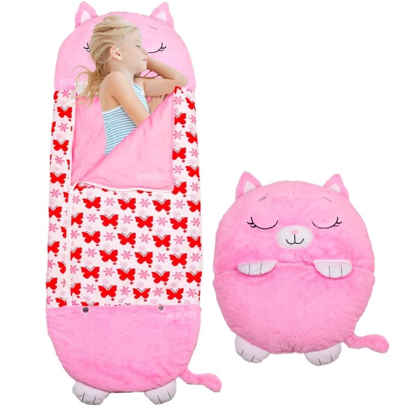 Dormi Locos 2 en 1 cojín+saco de dormir gato rosa de segunda mano por 14  EUR en Sant Vicenç dels Horts en WALLAPOP